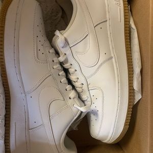 HOLD for @roverman34 Nike AF1 size 10…white and gum colors. Worn once